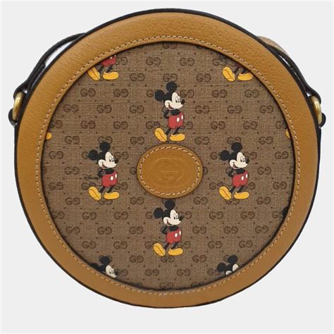 disney and gucci|Gucci Disney round bag.